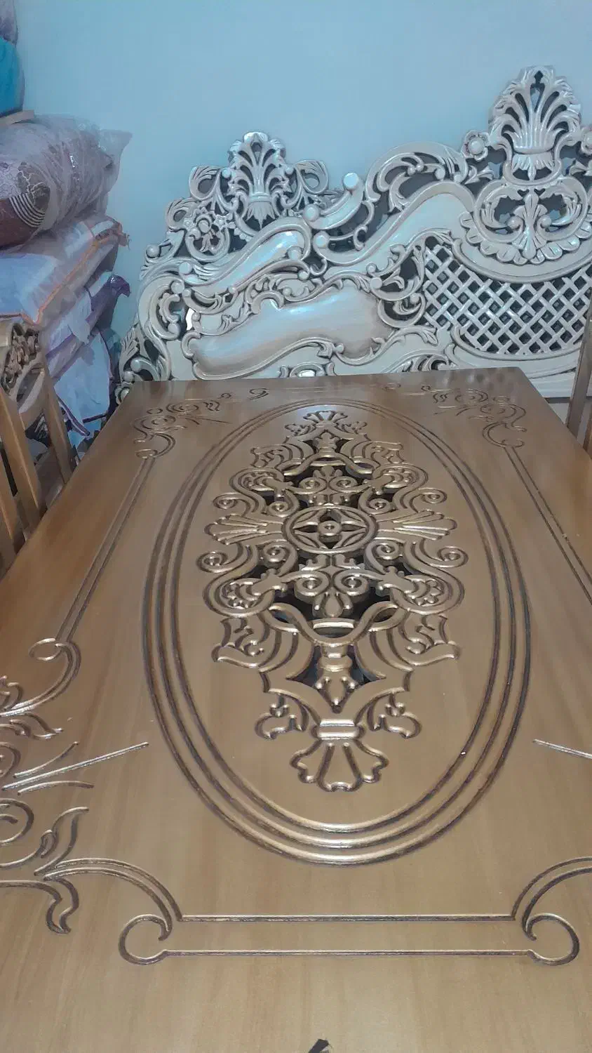 سرویس ناهارخوری ۶ نفره|میز و صندلی غذاخوری|دوگنبدان, |دیوار