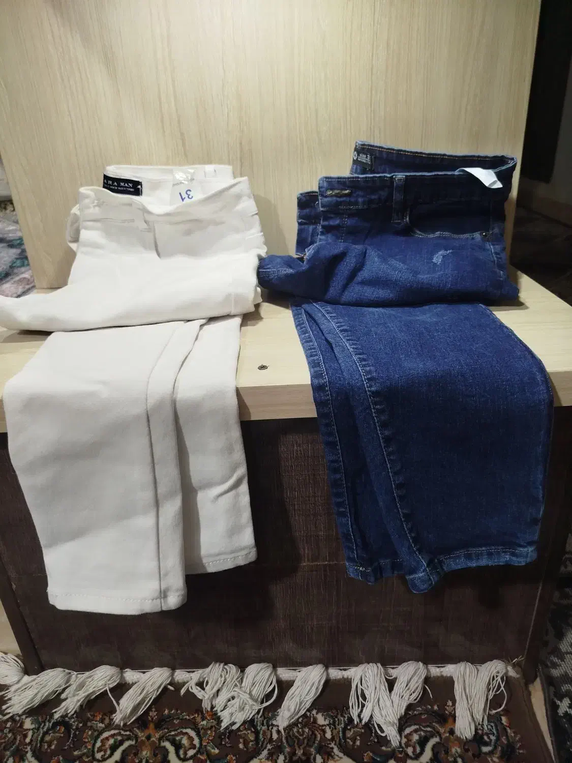 دو عدد شلوار جین زنانه|لباس|ساوه, |دیوار