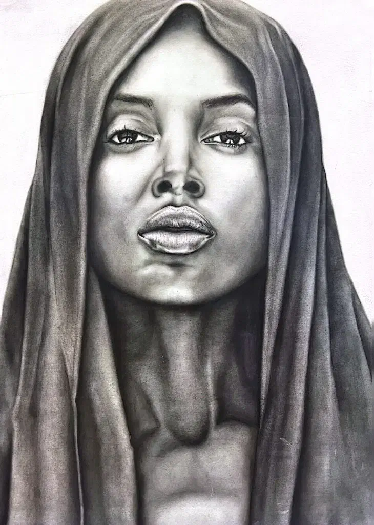 طراحی چهره تخفیف ویژه تا فردا شب دیر نکنی|تابلو، نقاشی، عکس|مشهد, کوی المهدی|دیوار