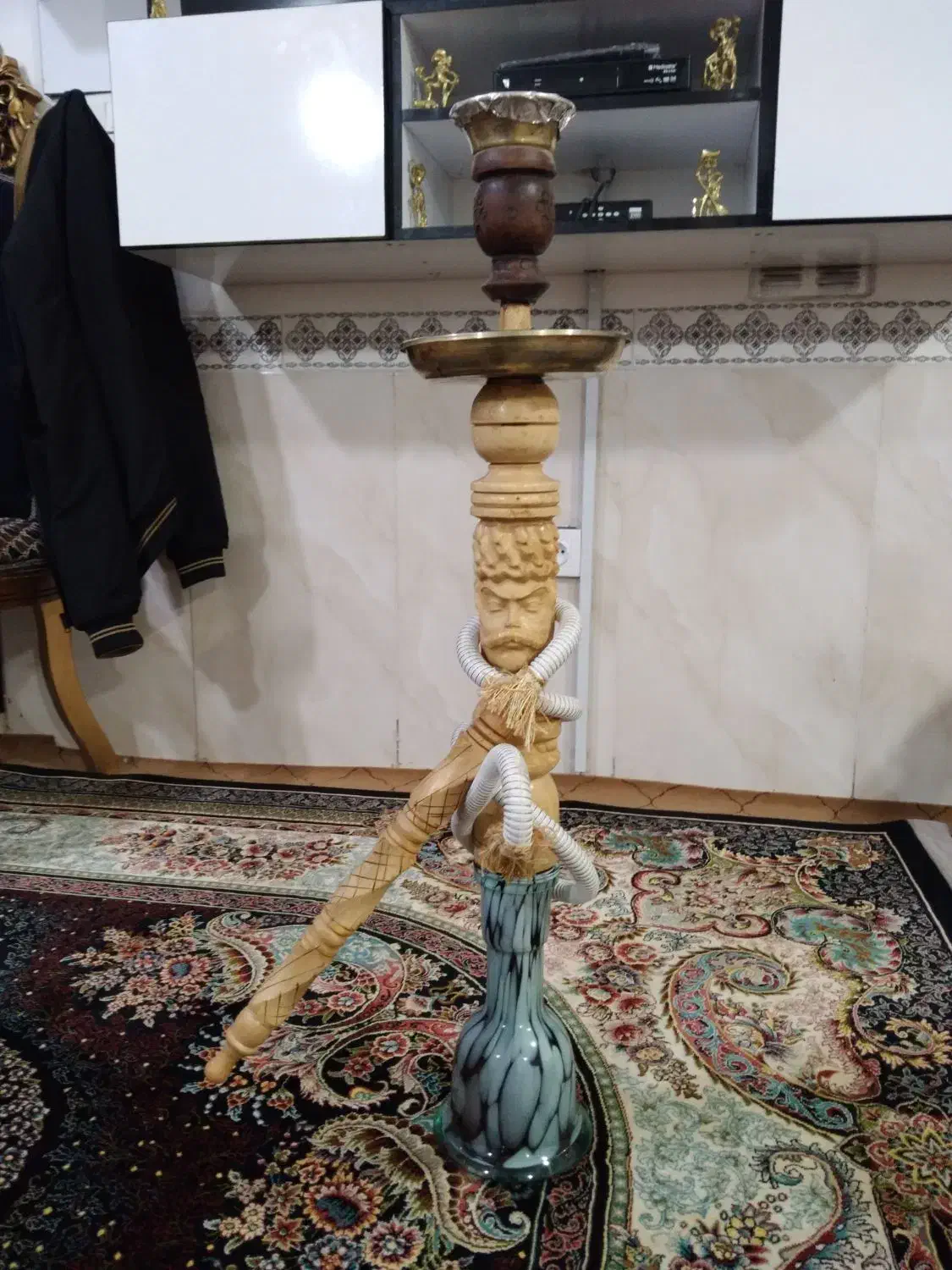 قلیان چوبی|کلکسیون و سرگرمی|سامن, |دیوار