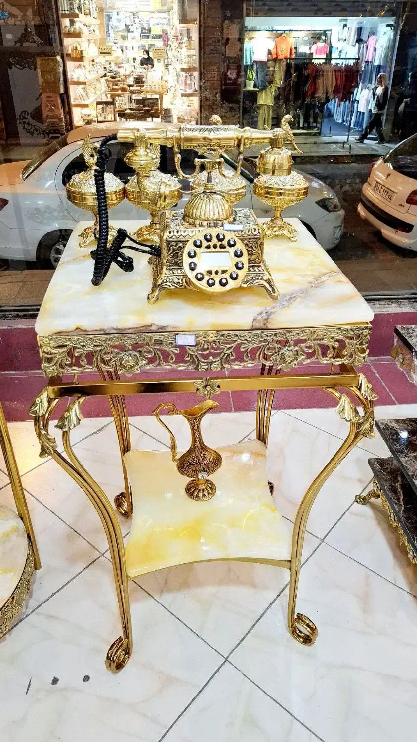 برنج میز تلفن خاطره دکوراسیون برنز برنجی برنزی|میز تلفن|تهران, جوادیه|دیوار