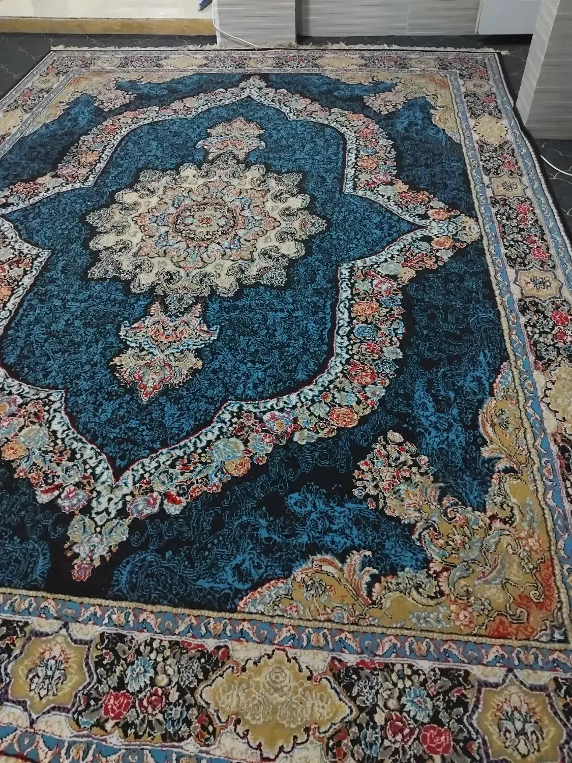 گلیم فرش ۱۲ متری|گلیم، جاجیم، گبه|قشم, |دیوار