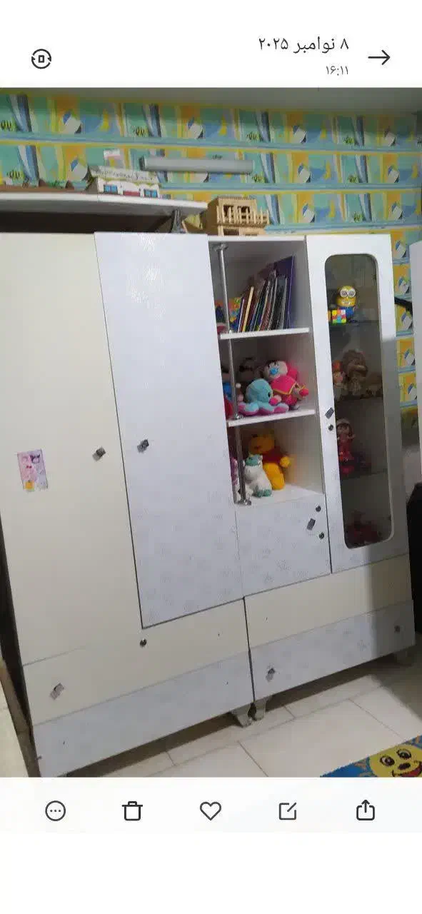 کمد و تخت|تخت و سرویس خواب|مشهد, سجادیه|دیوار