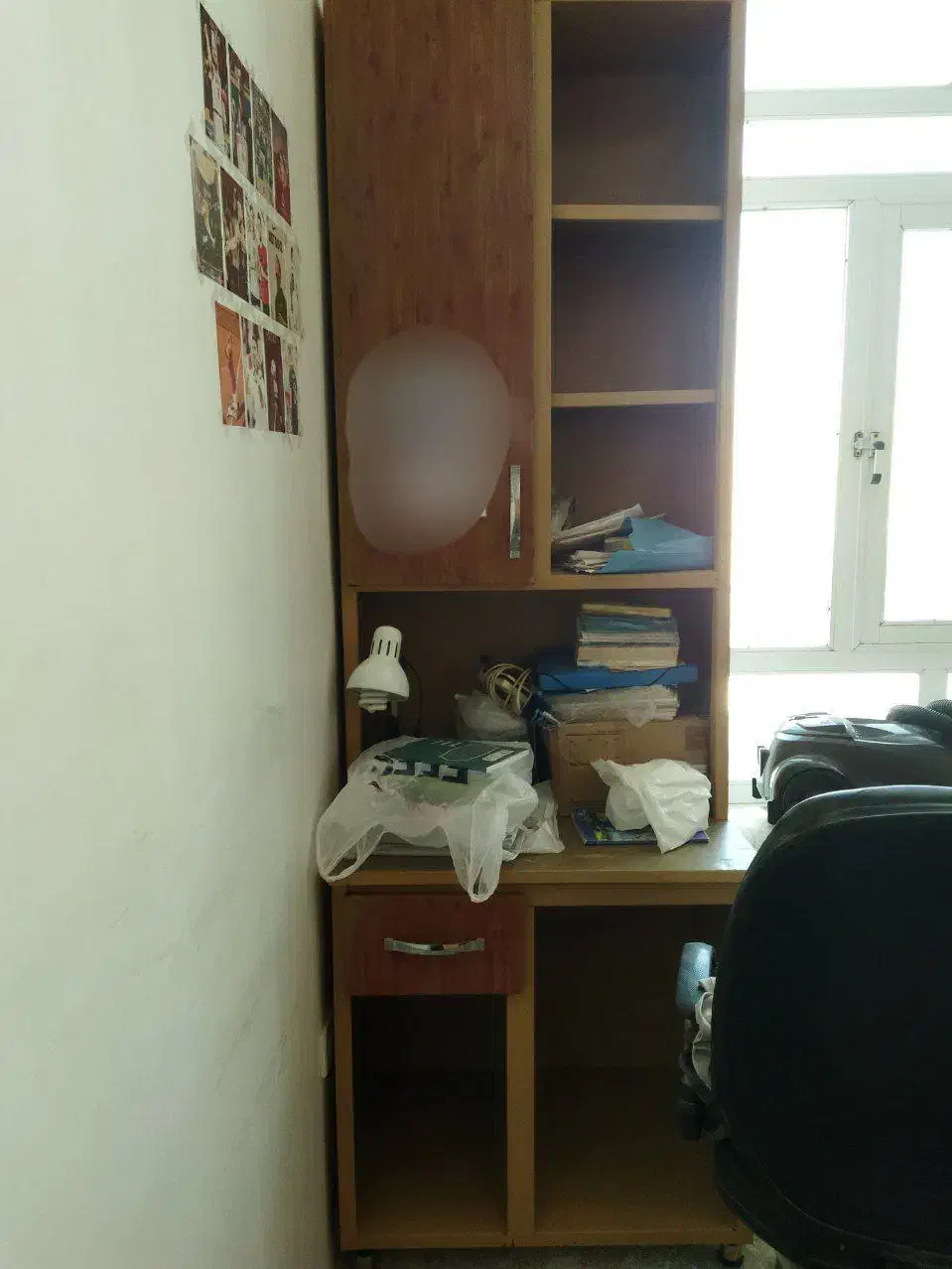 میز تحریر و کامپیوتر و کتابخانه بهمراه صندلی|میز تحریر و کامپیوتر|گیلان غرب, |دیوار