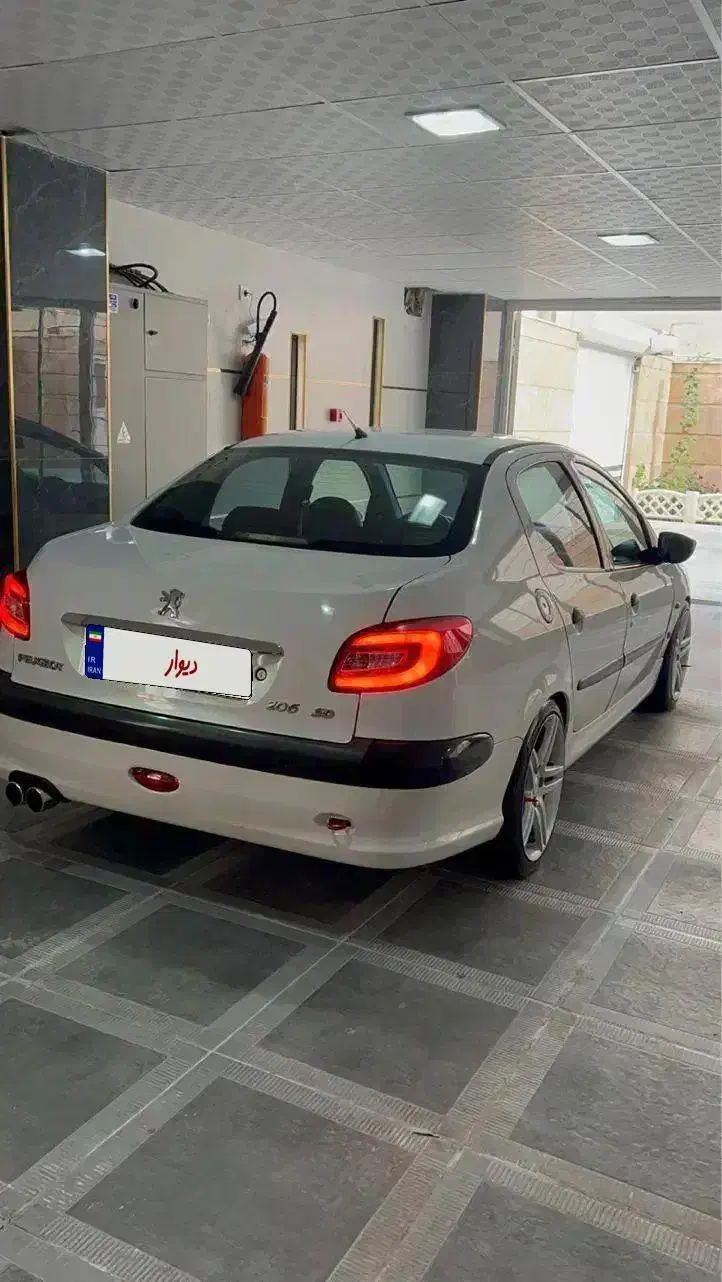 پژو 206 v8 دریچه سیمی|خودرو سواری و وانت|تبریز, |دیوار
