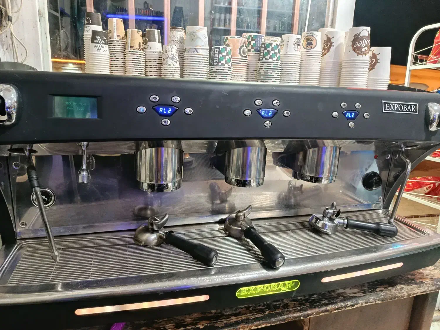 قهوه ساز صنعتی ۳ گروپ|کافی‌شاپ و رستوران|صائین قلعه, |دیوار