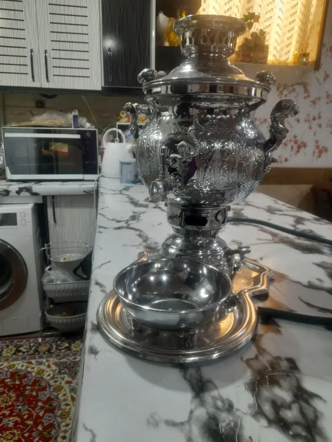 سماور گازی|سماور، چای‌ساز، قهوه‌ساز|خمینی‌شهر, |دیوار