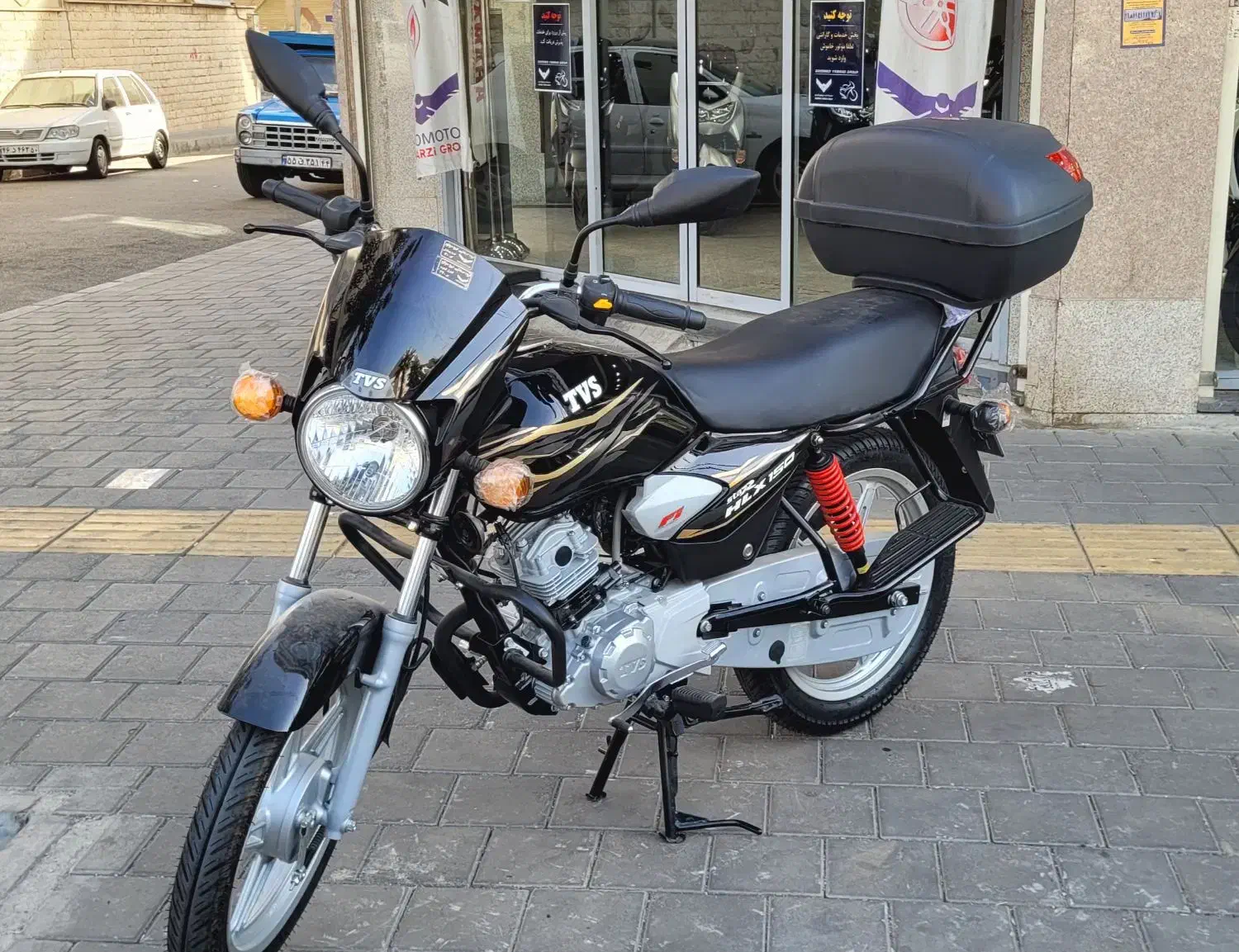موتور سیکلت TVS HLX150 استار GPS  و باکس|موتورسیکلت|کرج, اکبرآباد|دیوار