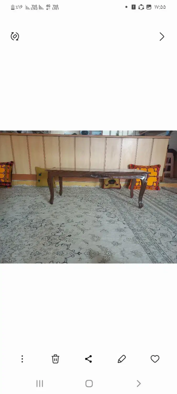 میز وگل میز جلو مبلی.چوب اعلا|مبلمان خانگی و میز عسلی|نورآباد ممسنی, |دیوار