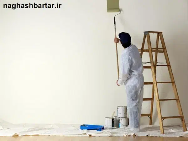 نقاشی ساختمان با کیفیت و تضمین|خدمات پیشه و مهارت|مشهد, الهیه|دیوار