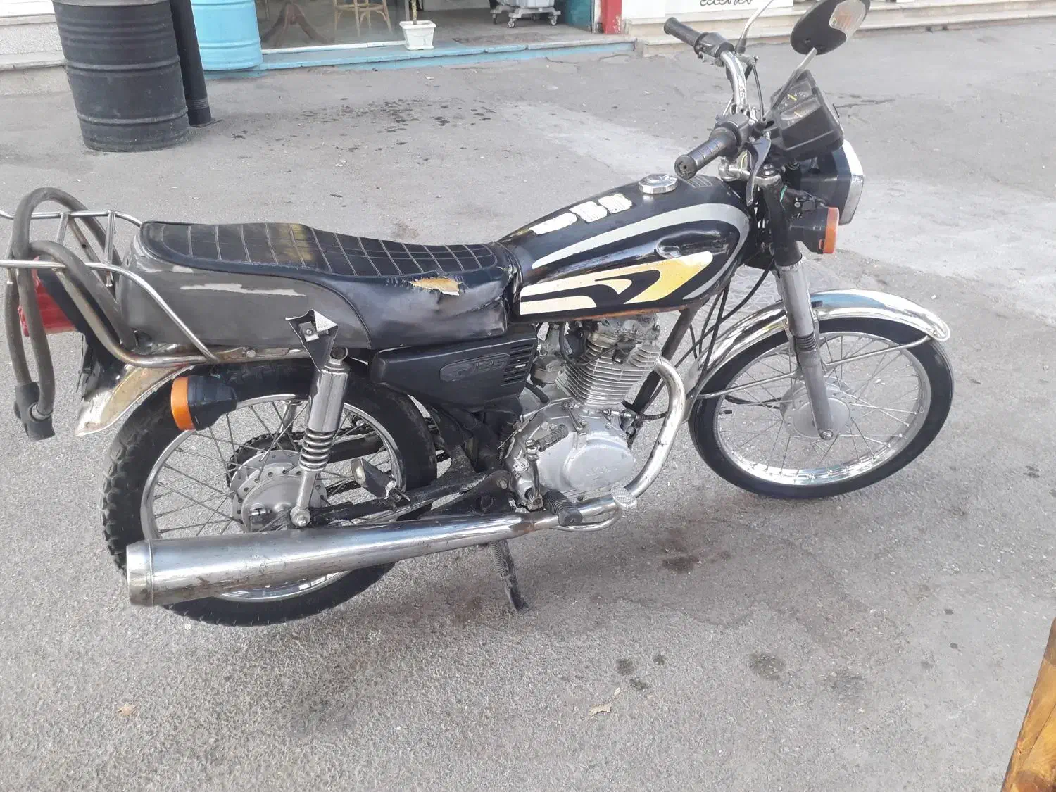 موتور ۱۲۵ برگه مزایده|موتورسیکلت|قزوین, |دیوار