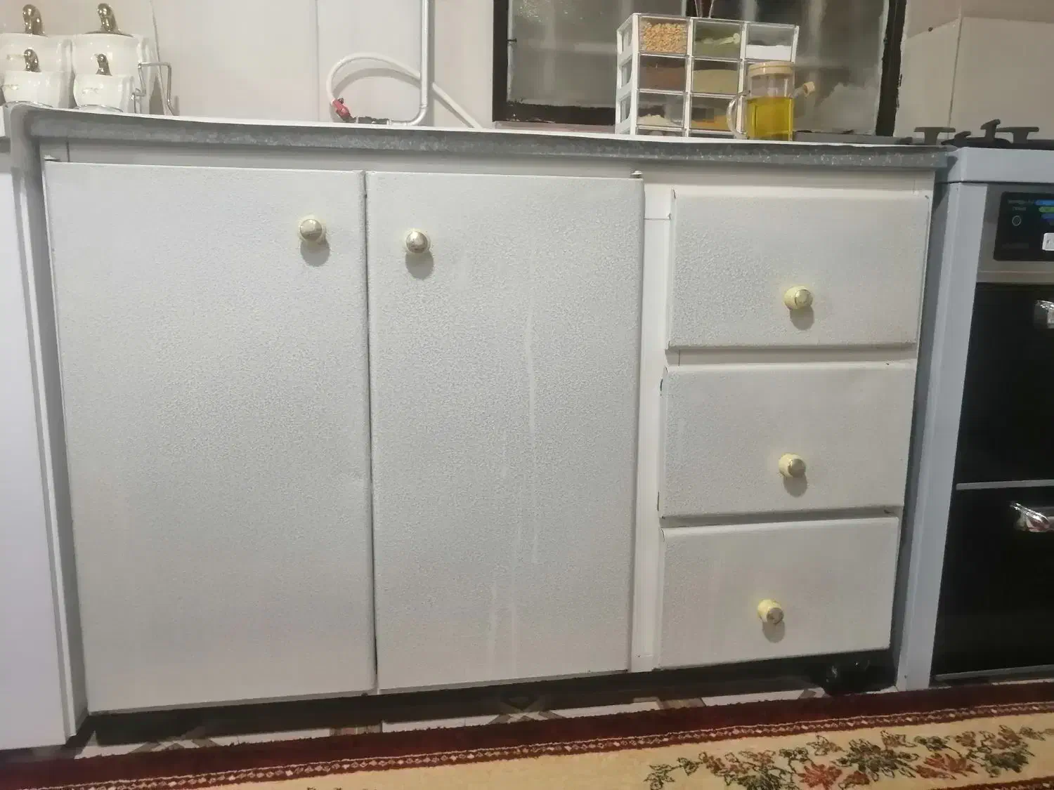 کابینت تمام ورق|آب‌چکان و نظم‌دهنده ظروف|کلاشی, |دیوار