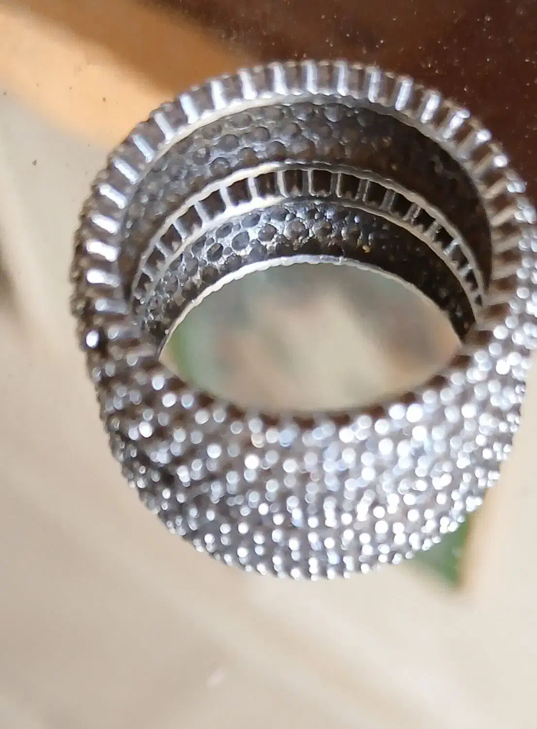 حلقه نقره|بدلیجات|فیروزآباد (فارس), |دیوار