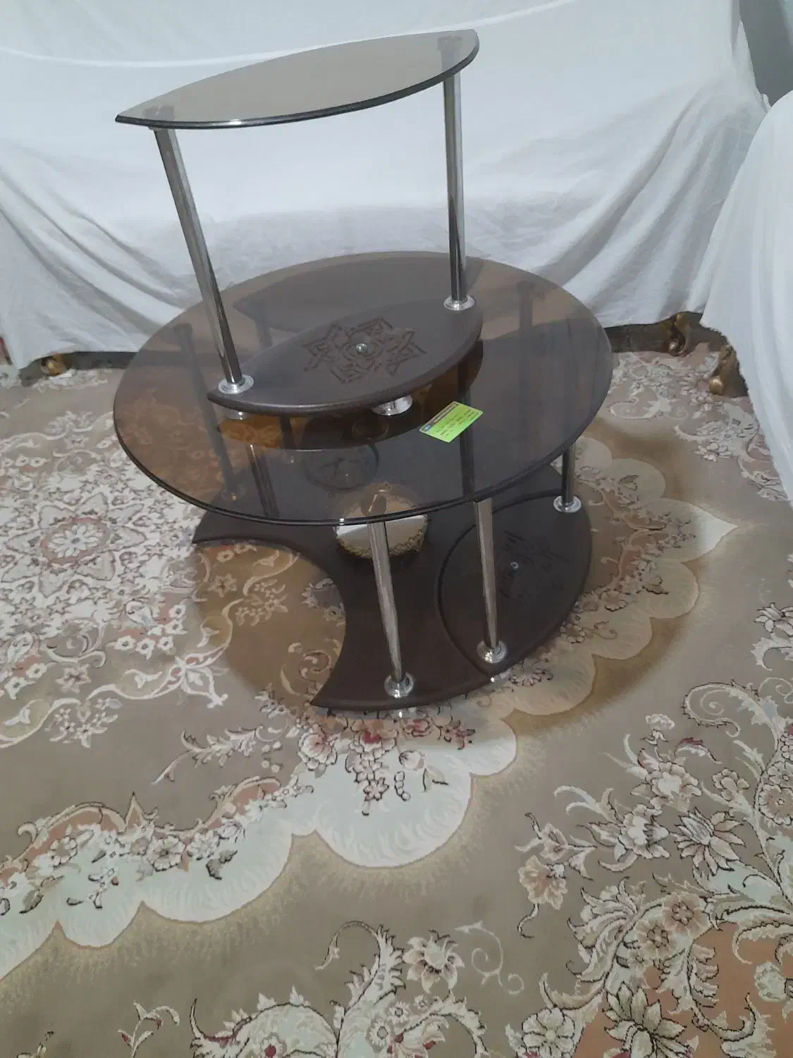 میزجلومبلی همراه سه تا عسلی|مبلمان خانگی و میز عسلی|خمین, |دیوار