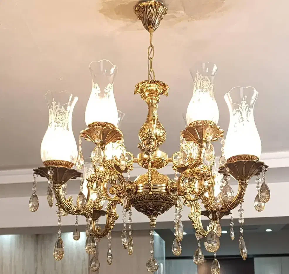 لوستر 8شعله|لوستر و چراغ آویز|مشهد, ایثارگران|دیوار