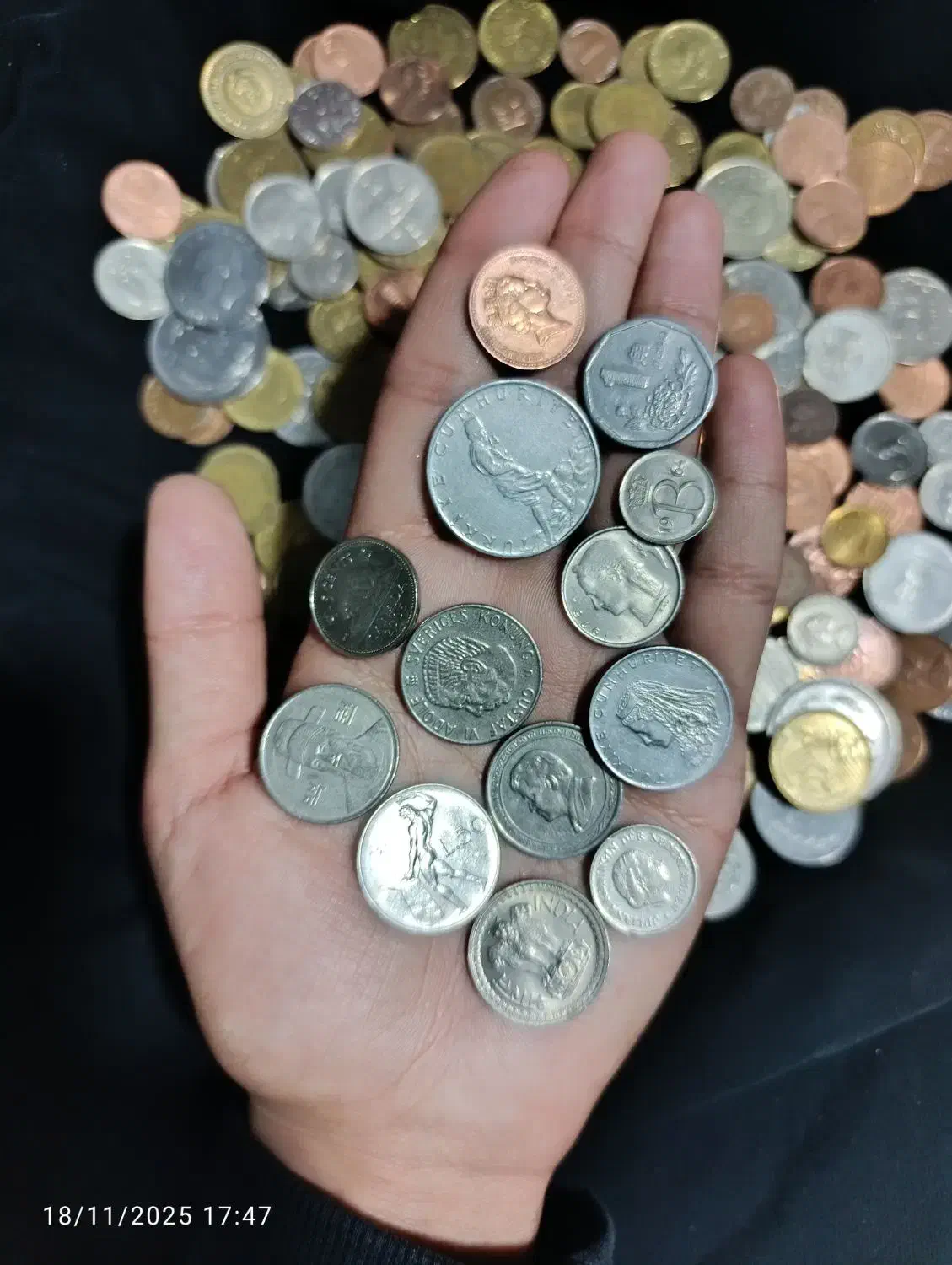 200 عدد سکه کلکسیونی خارجی|کلکسیون سکه، تمبر، اسکناس|کرمان, |دیوار