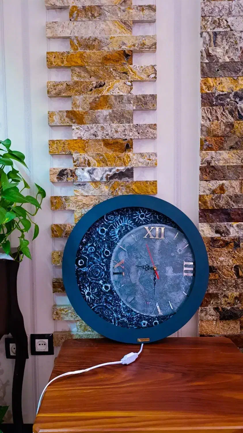 تابلو ماه ۳ کاره|ساعت دیواری و تزئینی|ازنا, |دیوار