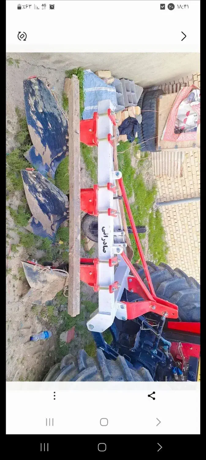 تراکتور ۴۷۵ جفت با گاوآهن|خودرو سنگین|صالح آباد, |دیوار