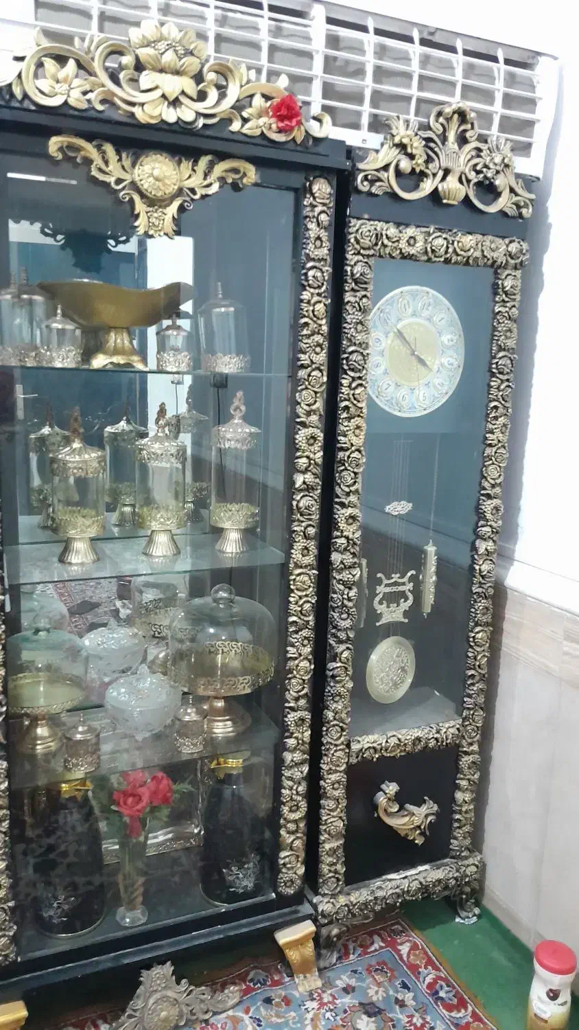 ساعت و بوفه|بوفه، ویترین، کنسول|باوی, |دیوار