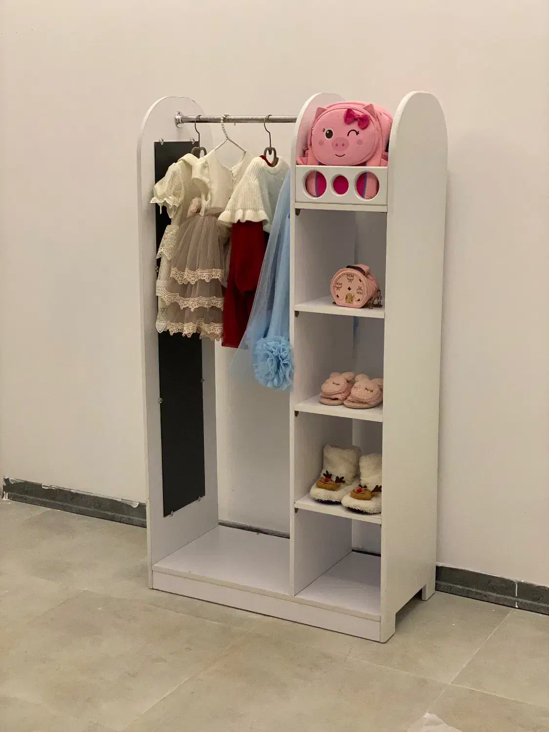 رگال لباس تمام ام دی اف، یه سمت کار آینه قدی داره|جاکفشی، کمد، دراور|نسیم‌شهر, |دیوار