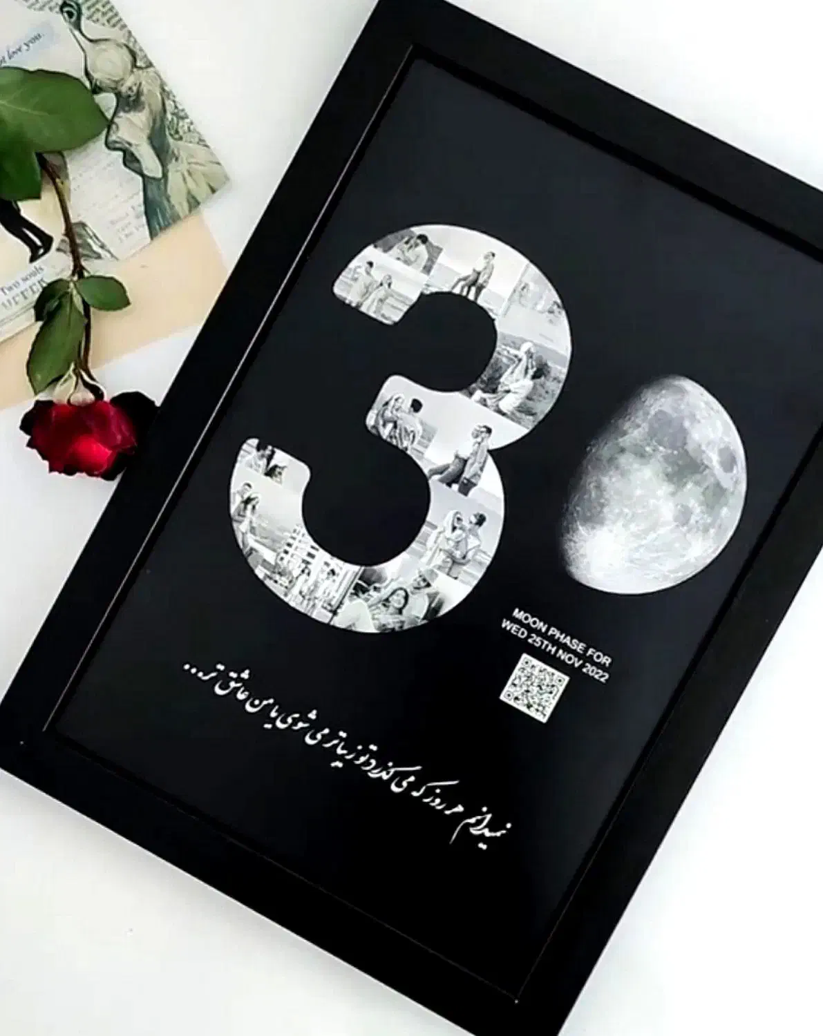 تابلو موزیکال با عکس و متن و موزیک دلخواه شما|تابلو، نقاشی، عکس|همدان, |دیوار