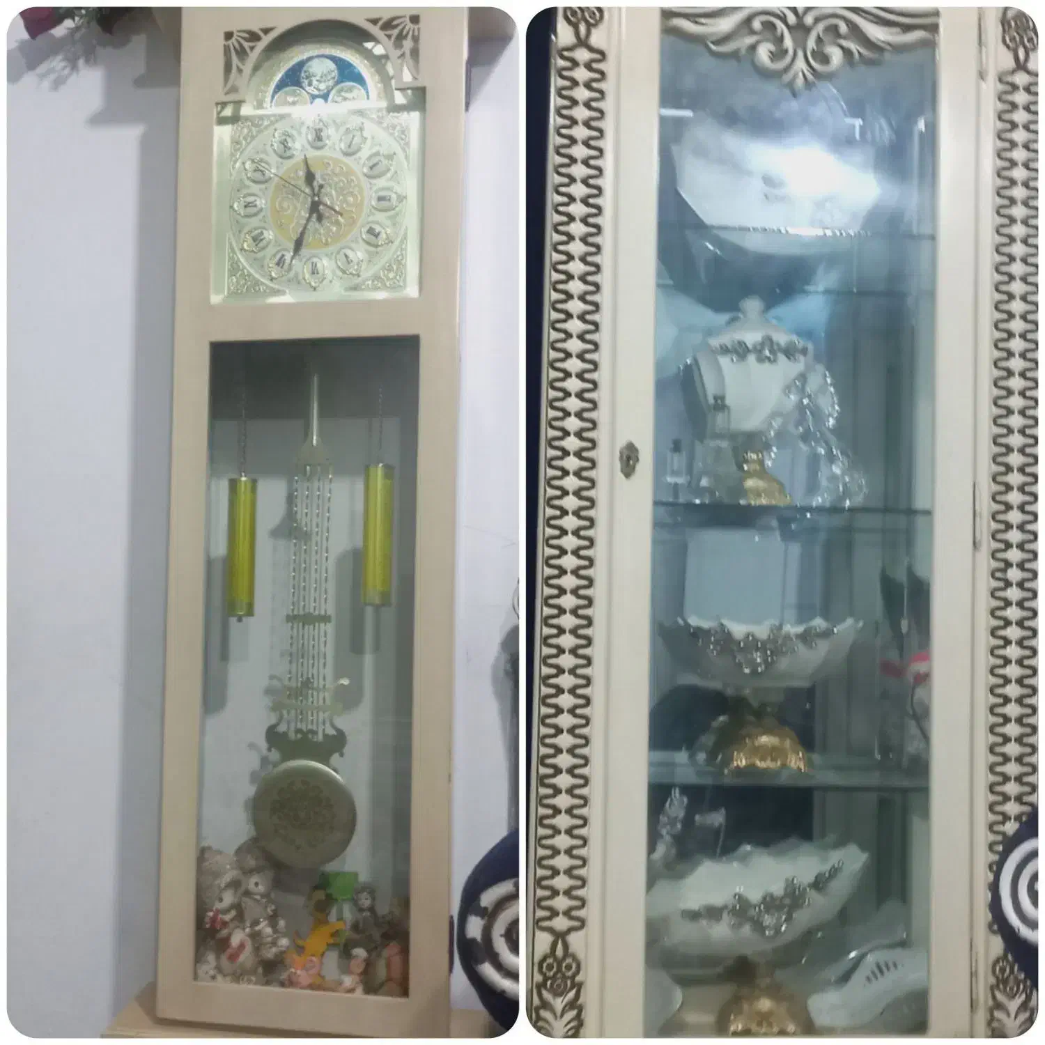 بوفه و ساعت|بوفه، ویترین، کنسول|مشهد, موعود|دیوار