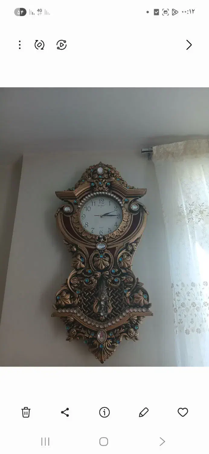 ساعت دیواری درحدنومیباشد|ساعت دیواری و تزئینی|ملایر, |دیوار