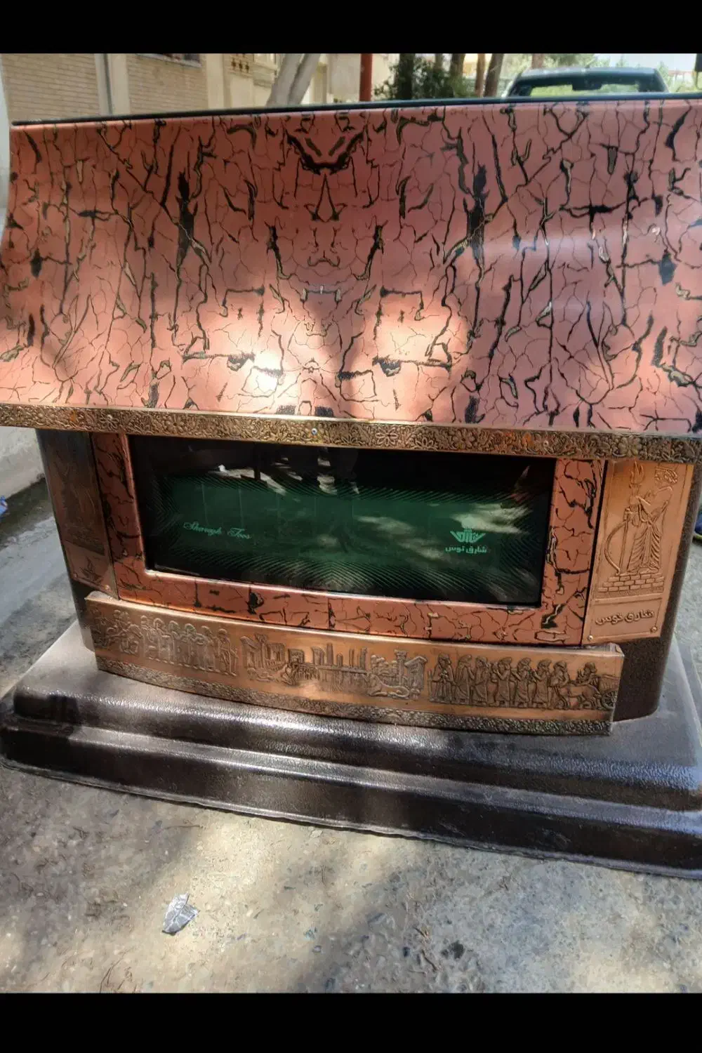 بخاری شومینه بزرگ|بخاری، هیتر، شومینه|کرمانشاه, |دیوار