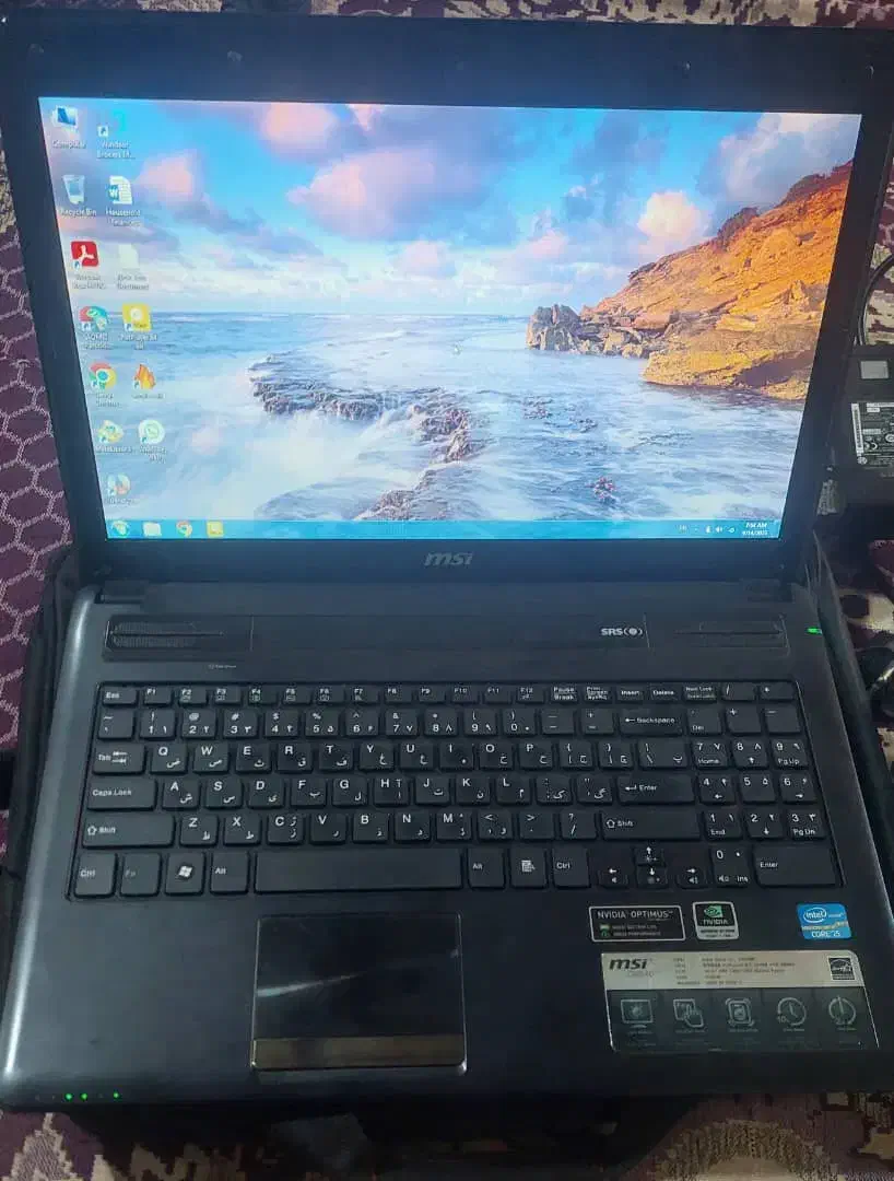 لپتاپ msi cx640|رایانه همراه|تهران, نعمت‌آباد|دیوار