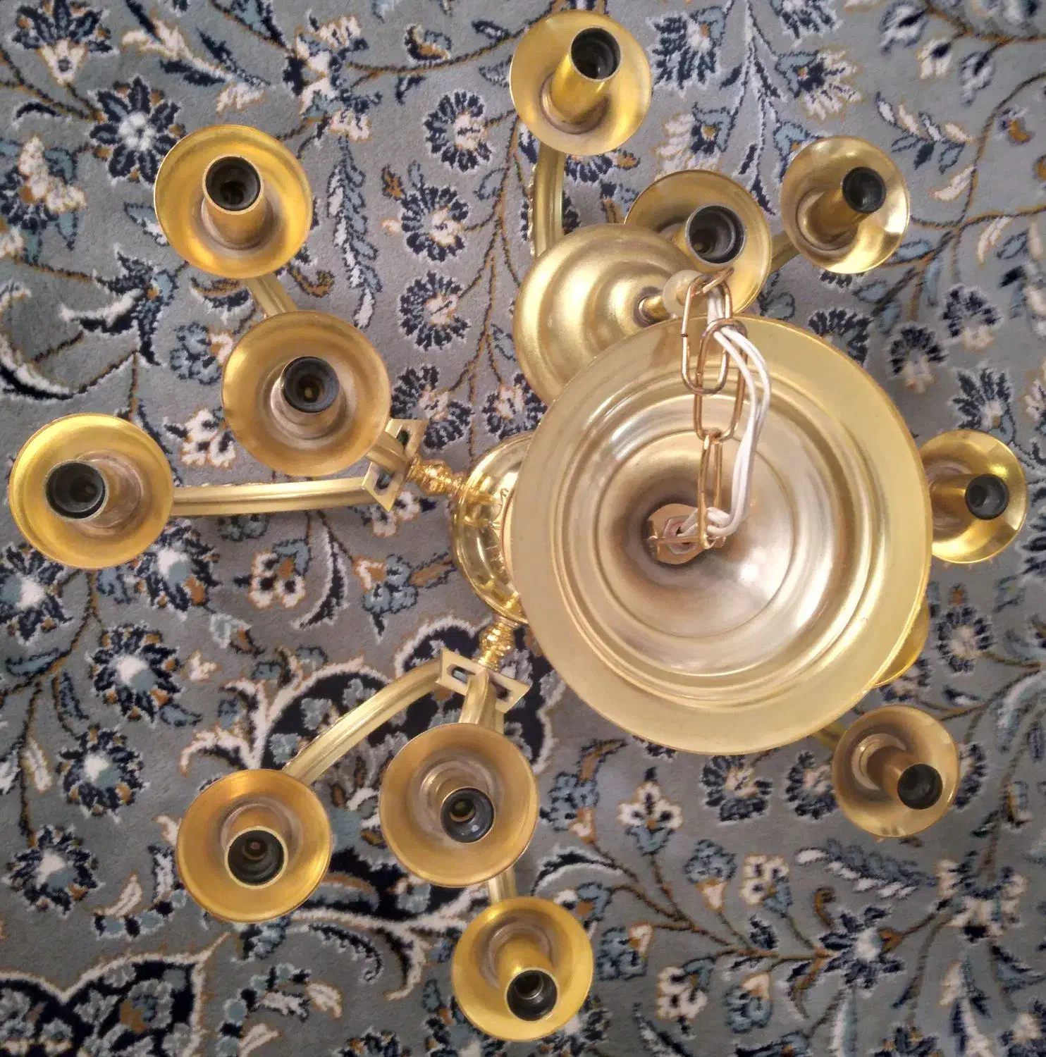 لوستر ۴ شاخه ۱۲ شعله|لوستر و چراغ آویز|تهران, تهرانپارس شرقی|دیوار