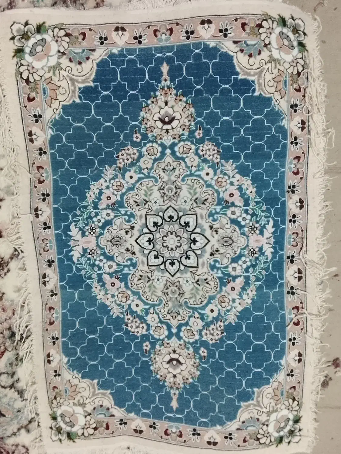قالیچه دستباف 60×90 جفت|فرش|بجنورد, |دیوار