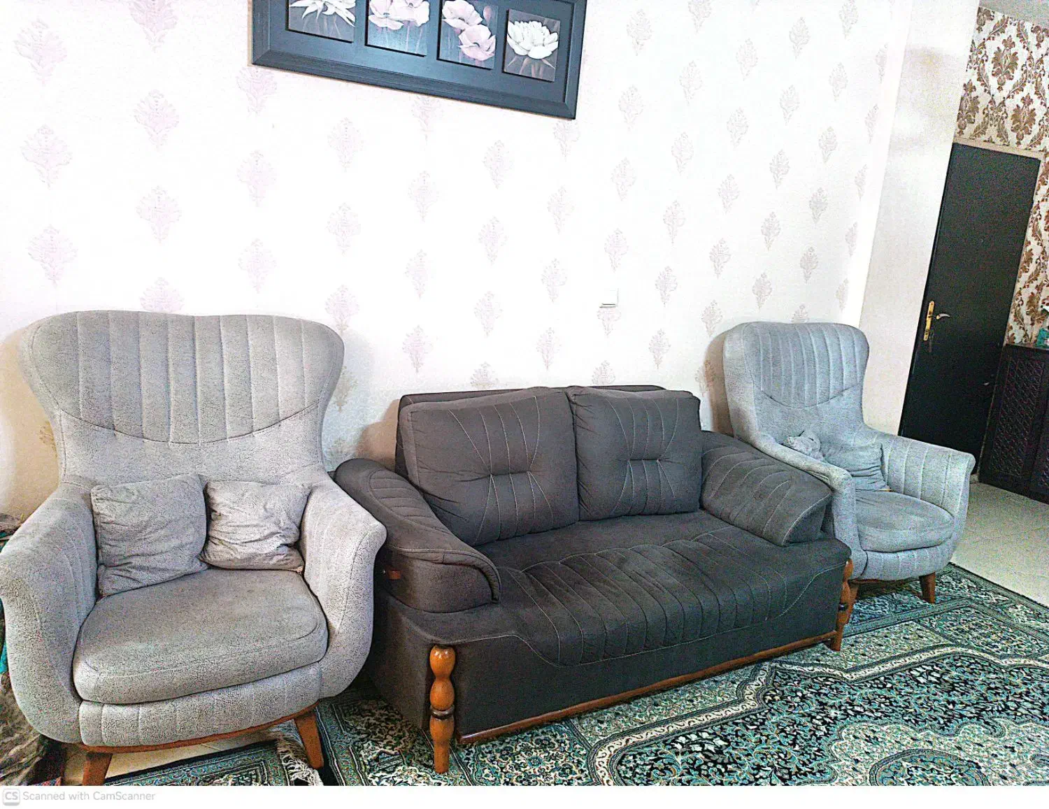 مبل ۸ نفره با چوب راش|مبلمان خانگی و میز عسلی|قزوین, |دیوار