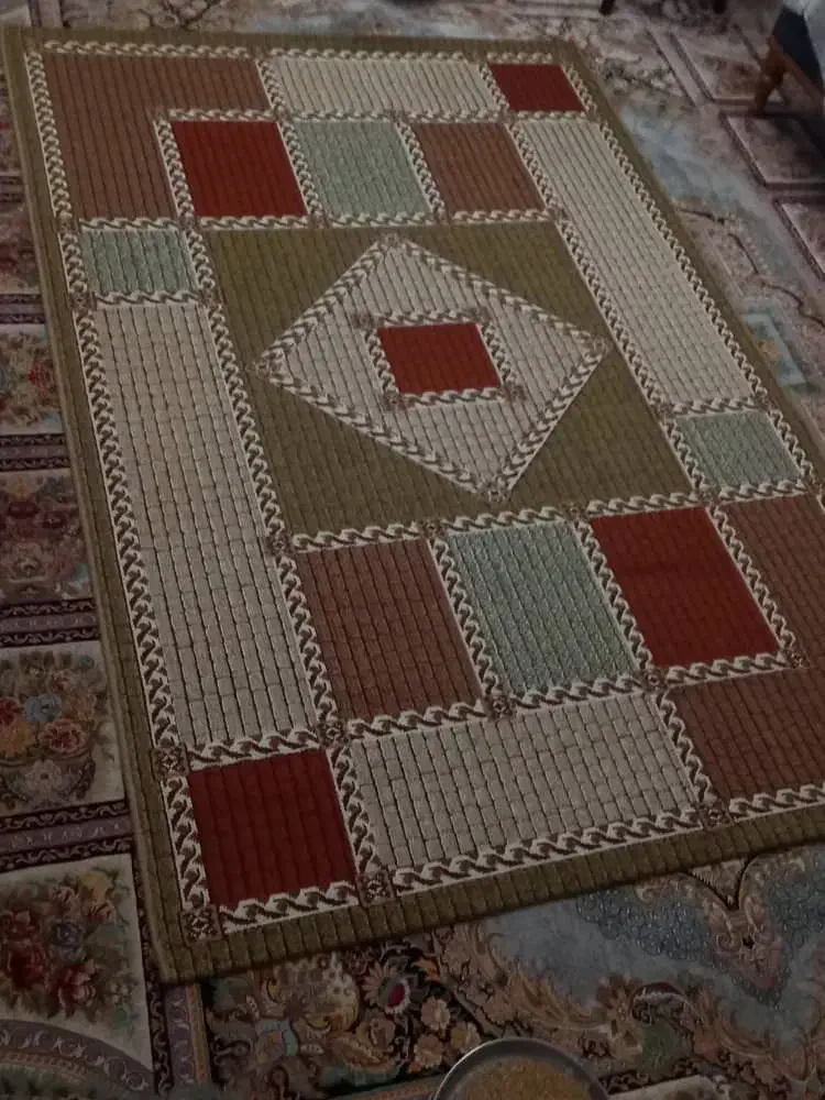 فروش دو گلیم فرش  تابلوی دیواری دو چراغ شمعدونی|گلیم، جاجیم، گبه|رشت, کوی مهر|دیوار