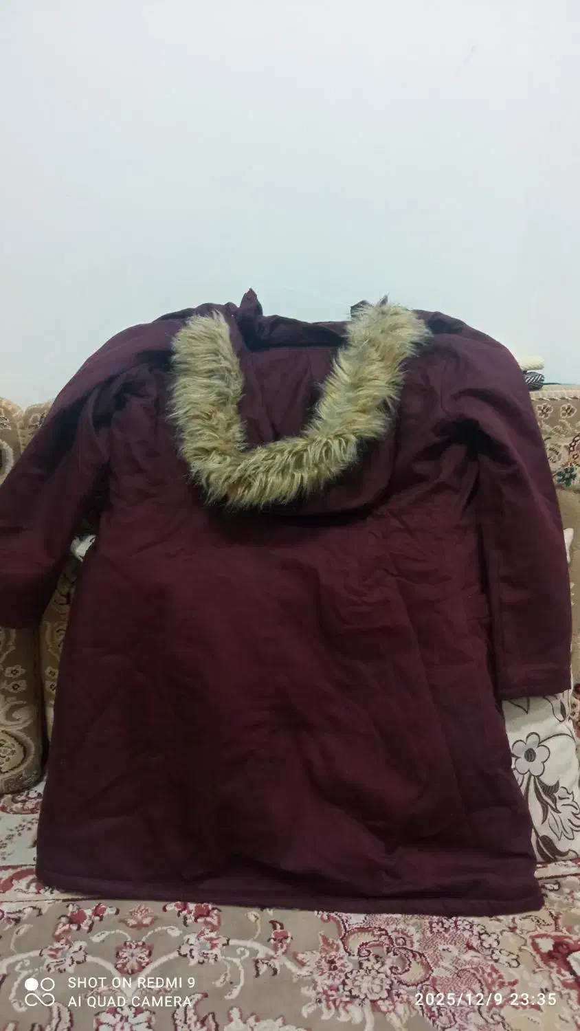 کت زمستانی خزدار|لباس|بوکان, |دیوار