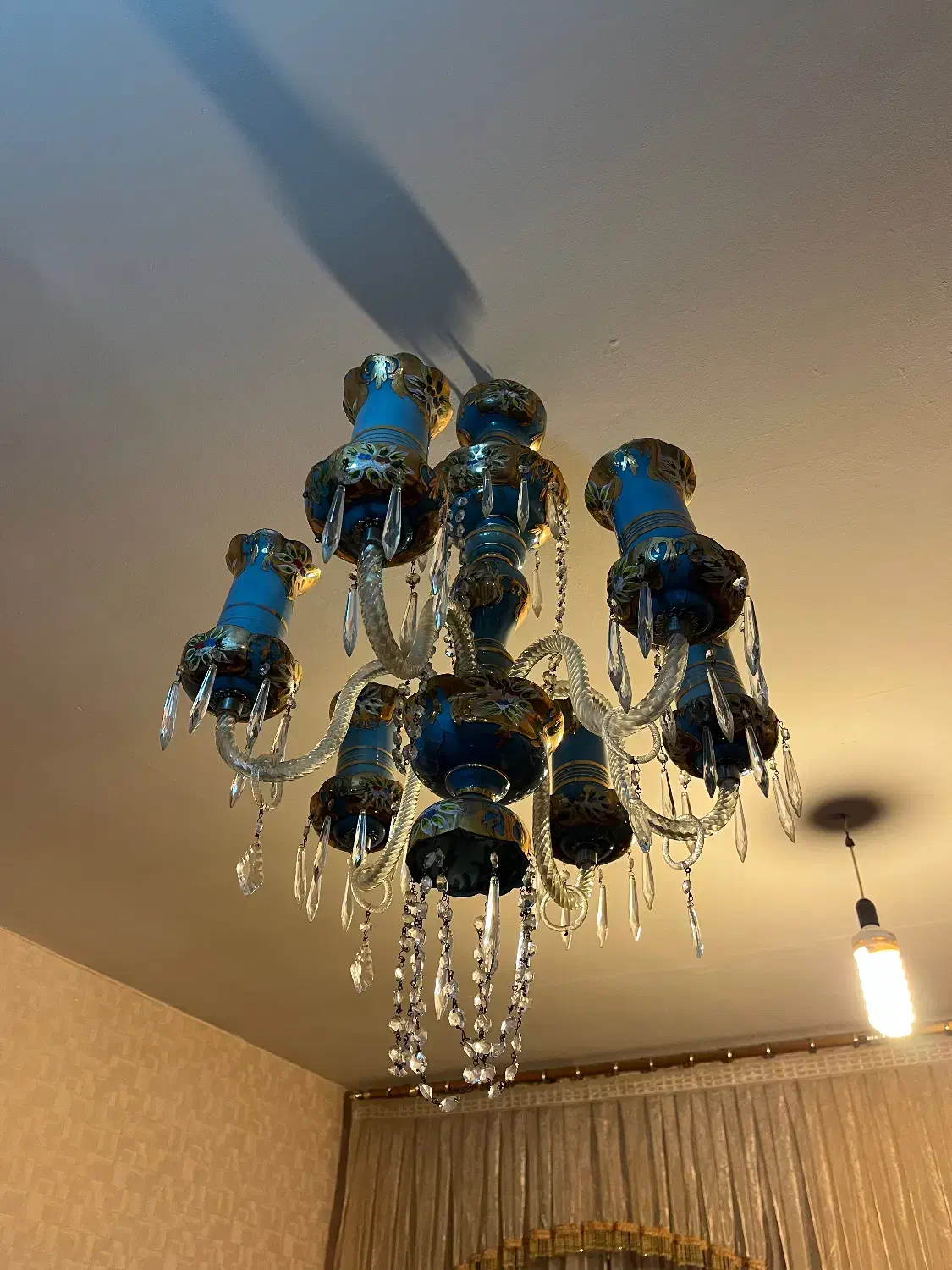 لوستر آنتیک|لوستر و چراغ آویز|اراک, |دیوار