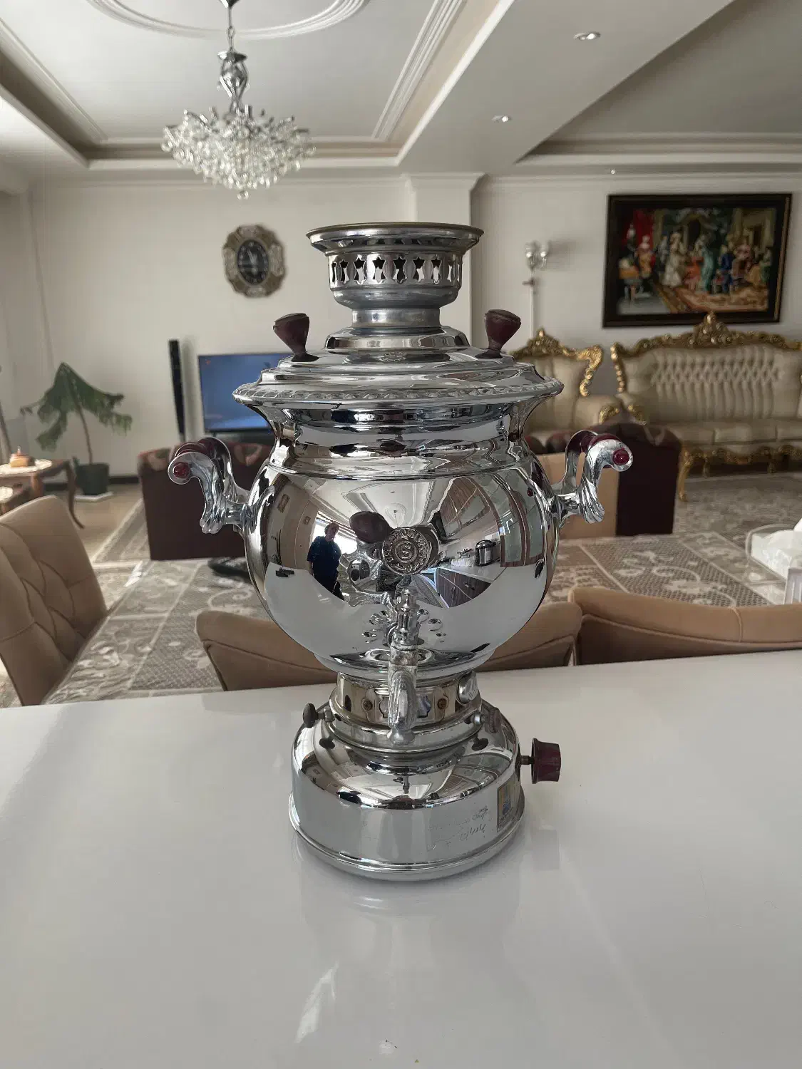 سماور گازی ۶لیتری|سماور، چای‌ساز، قهوه‌ساز|مهاباد (آذربایجان غربی), |دیوار