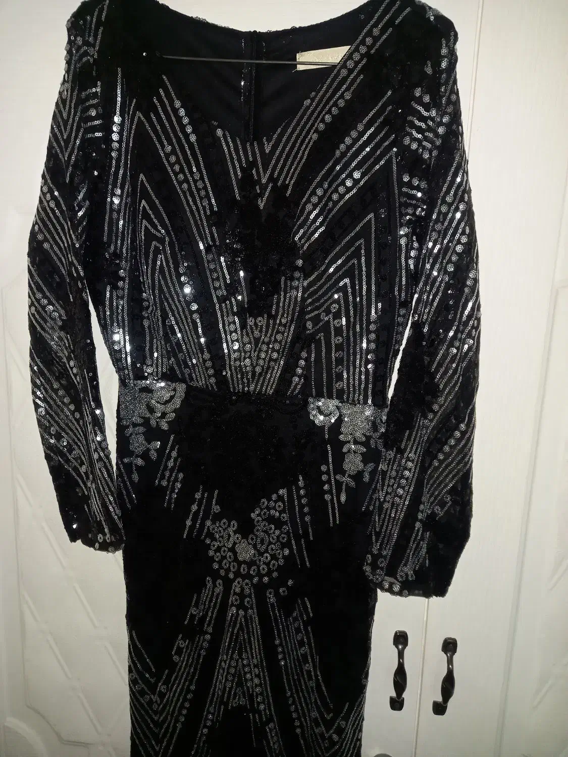 پولک دوزی مشکی نقره ای|لباس|تهران, والفجر (افسریه)|دیوار