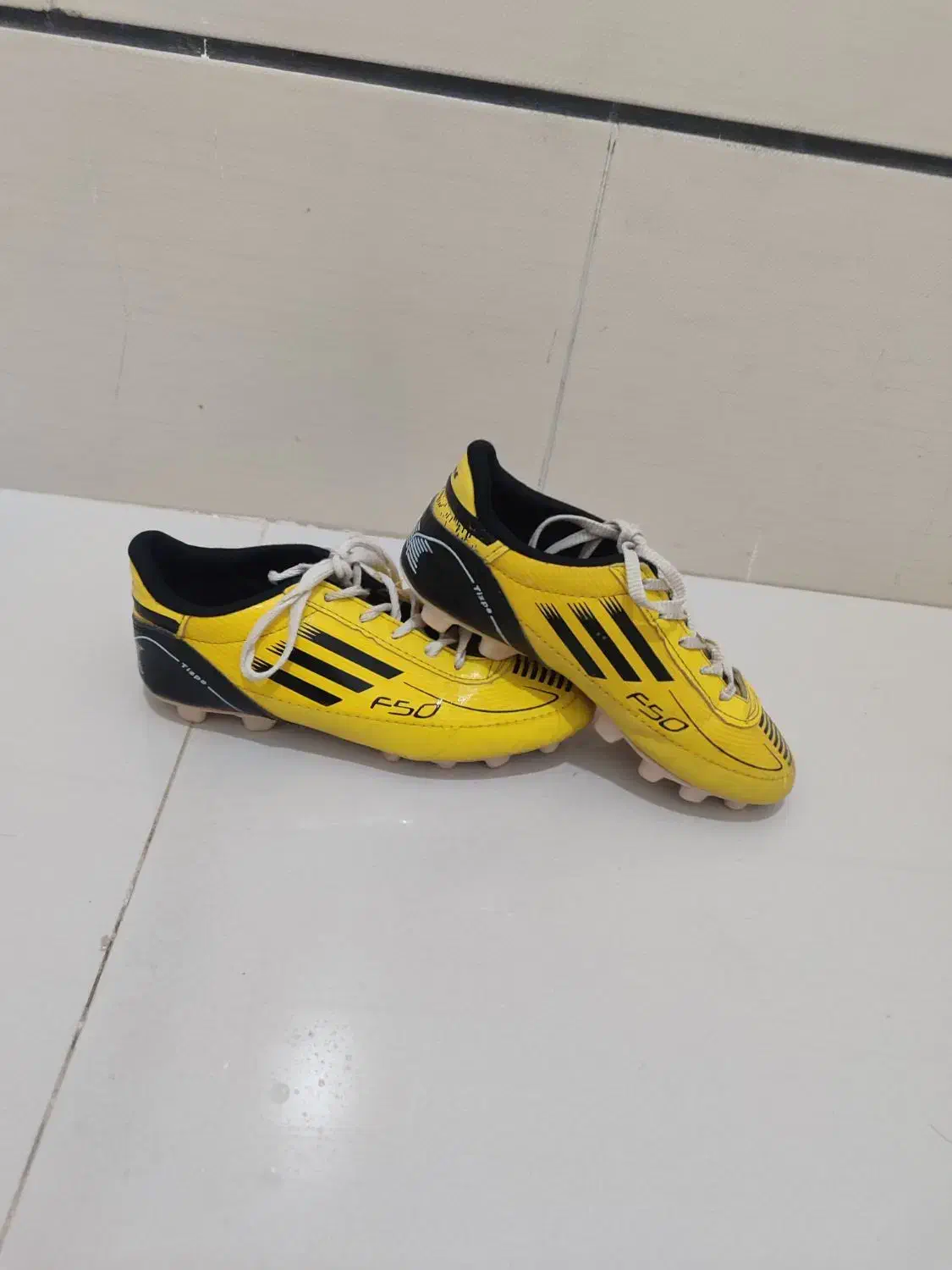 کفش چمن  فقد دو پا خورده|کیف، کفش، کمربند|کاشمر, |دیوار