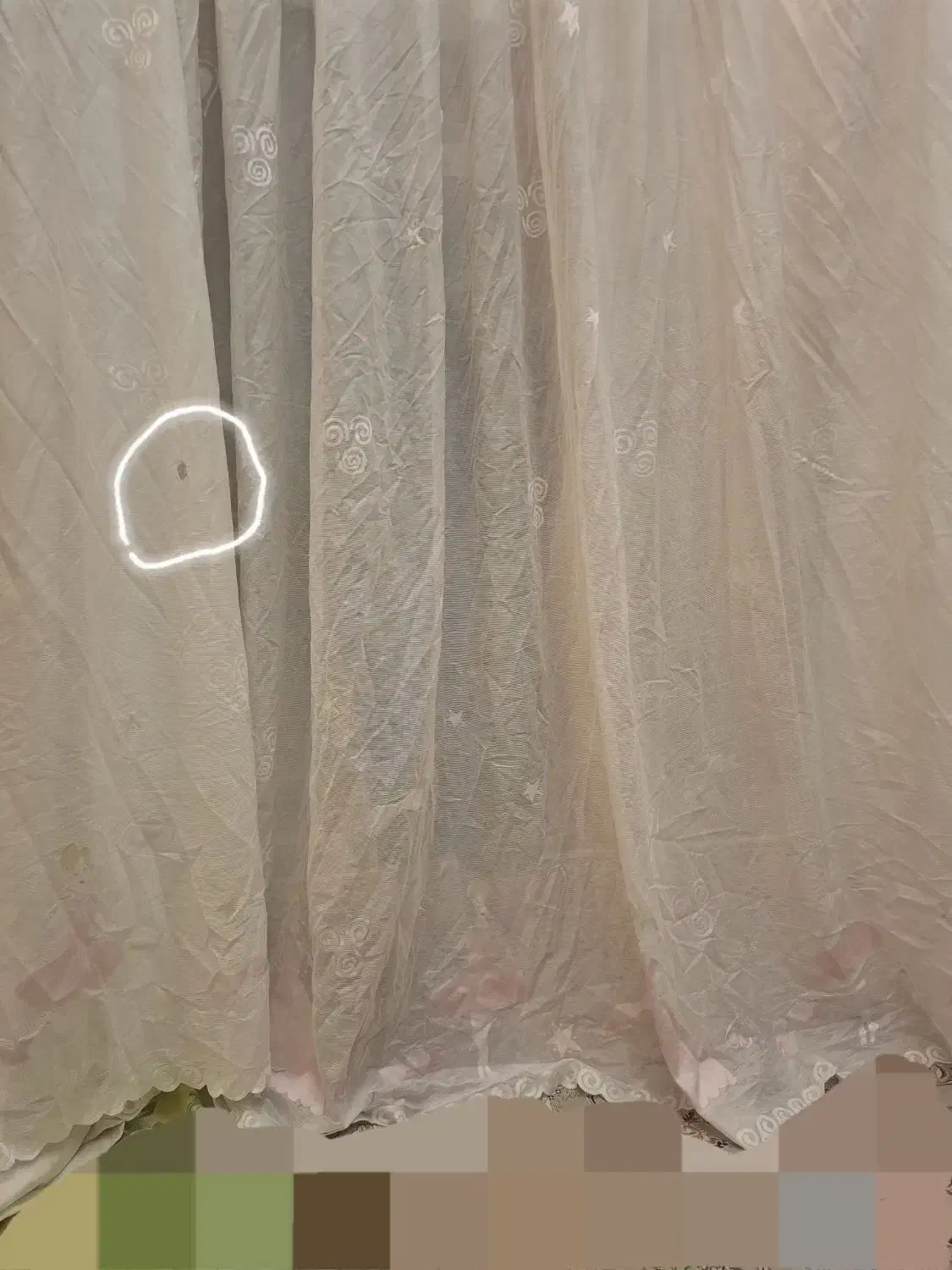 پرده اتاق کودک (مدل باربی)اطلس پود|پرده، رانر، رومیزی|تهران, اختیاریه|دیوار