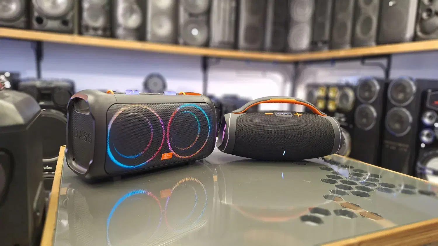 اسپیکر باند بوم باکس حرفه ای سیستم صوتی رقص نوردار|سیستم صوتی خانگی|مشهد, سراب|دیوار