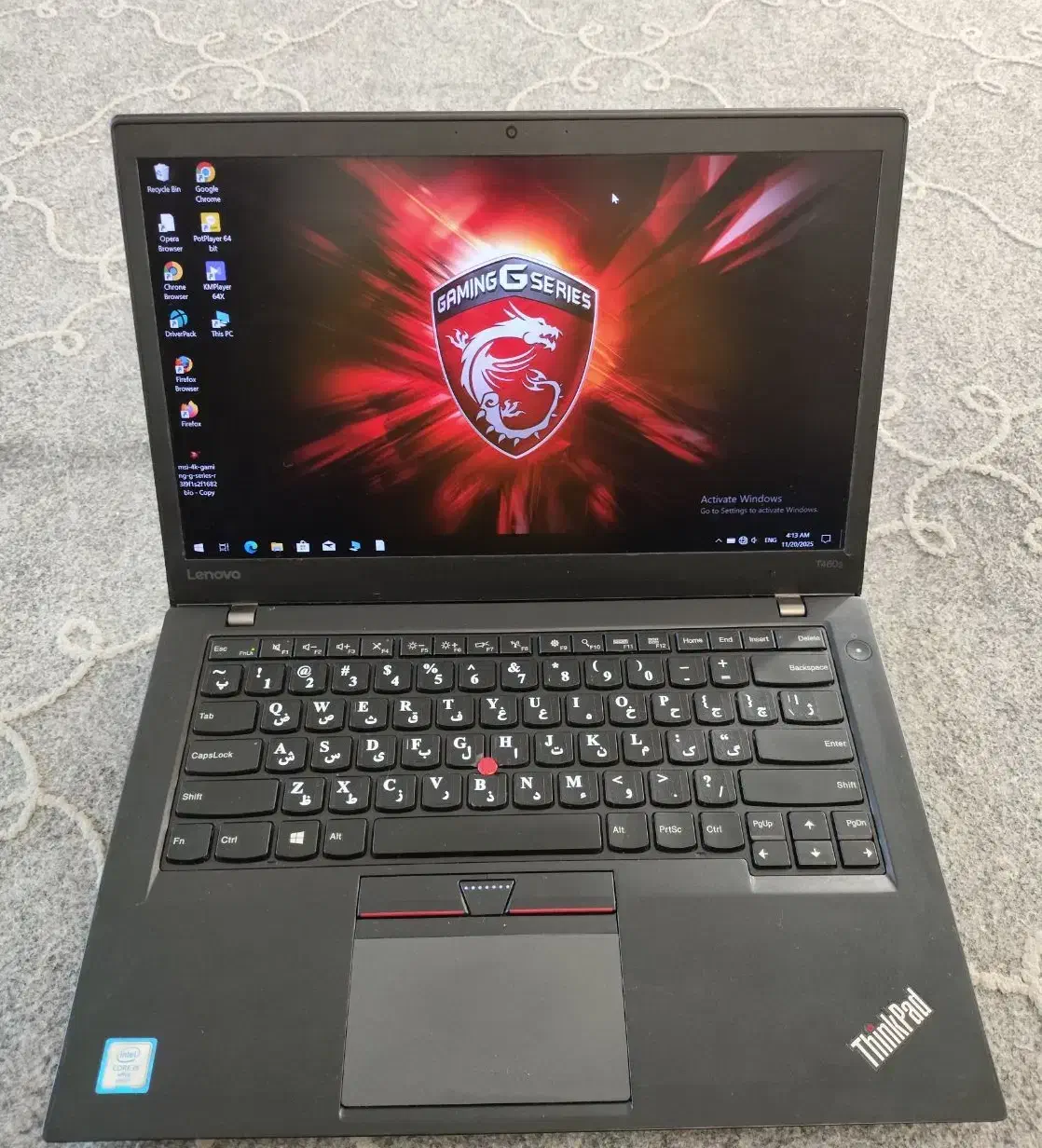 لپ‌تاپ لنوو Lenovo t460s کور i5 نسل ۶|رایانه همراه|شیراز, قلعه شاهزاده بیگم|دیوار