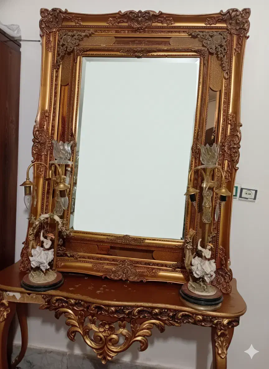 آیینه سلطنتی|مبلمان خانگی و میز عسلی|سبزوار, شهرک اندیشه|دیوار