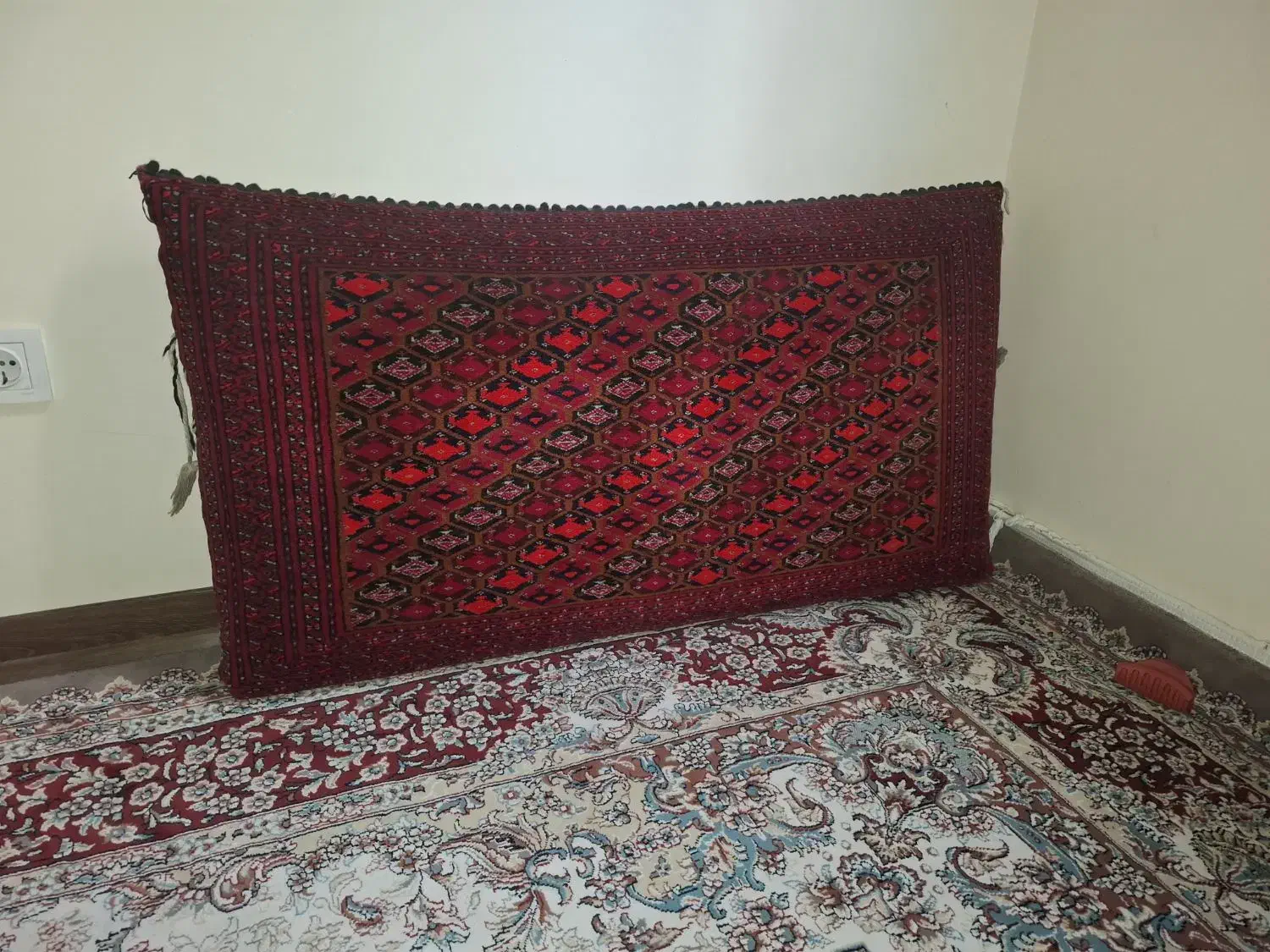 پشتی ترکمنی|گلیم، جاجیم، گبه|گنبد کاووس, |دیوار