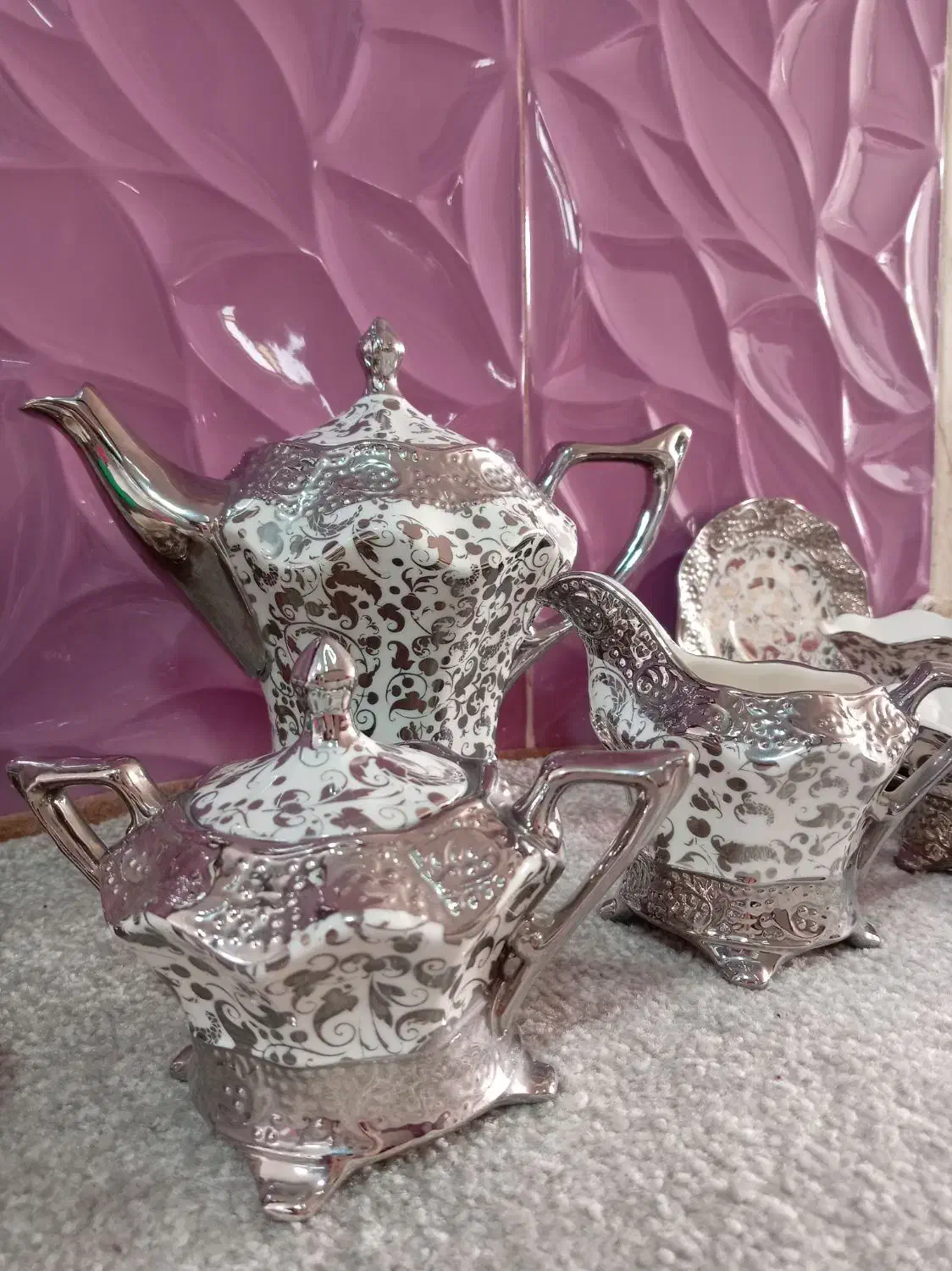 سرویس چای خوری|ظروف سرو و پذیرایی|نجف‌آباد, قلعه سفید|دیوار