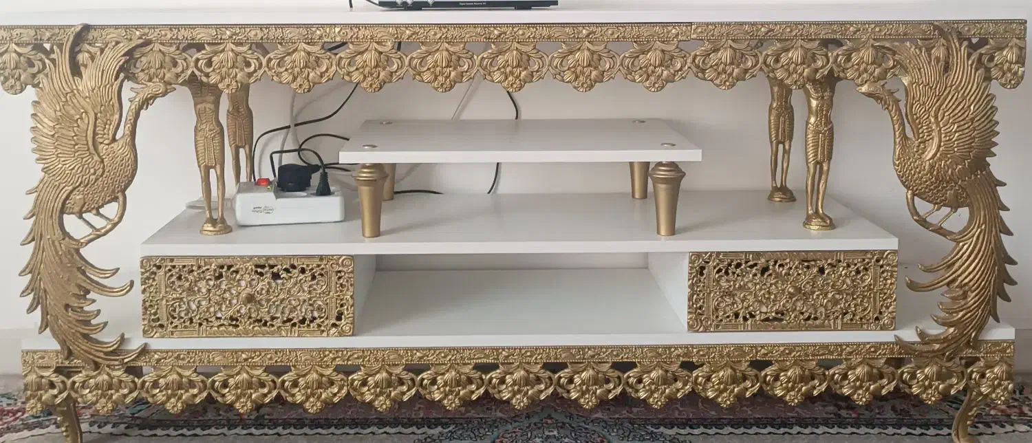 میزتلویزیون برنزی|میز تلویزیون|پشتکوه (فارس), |دیوار