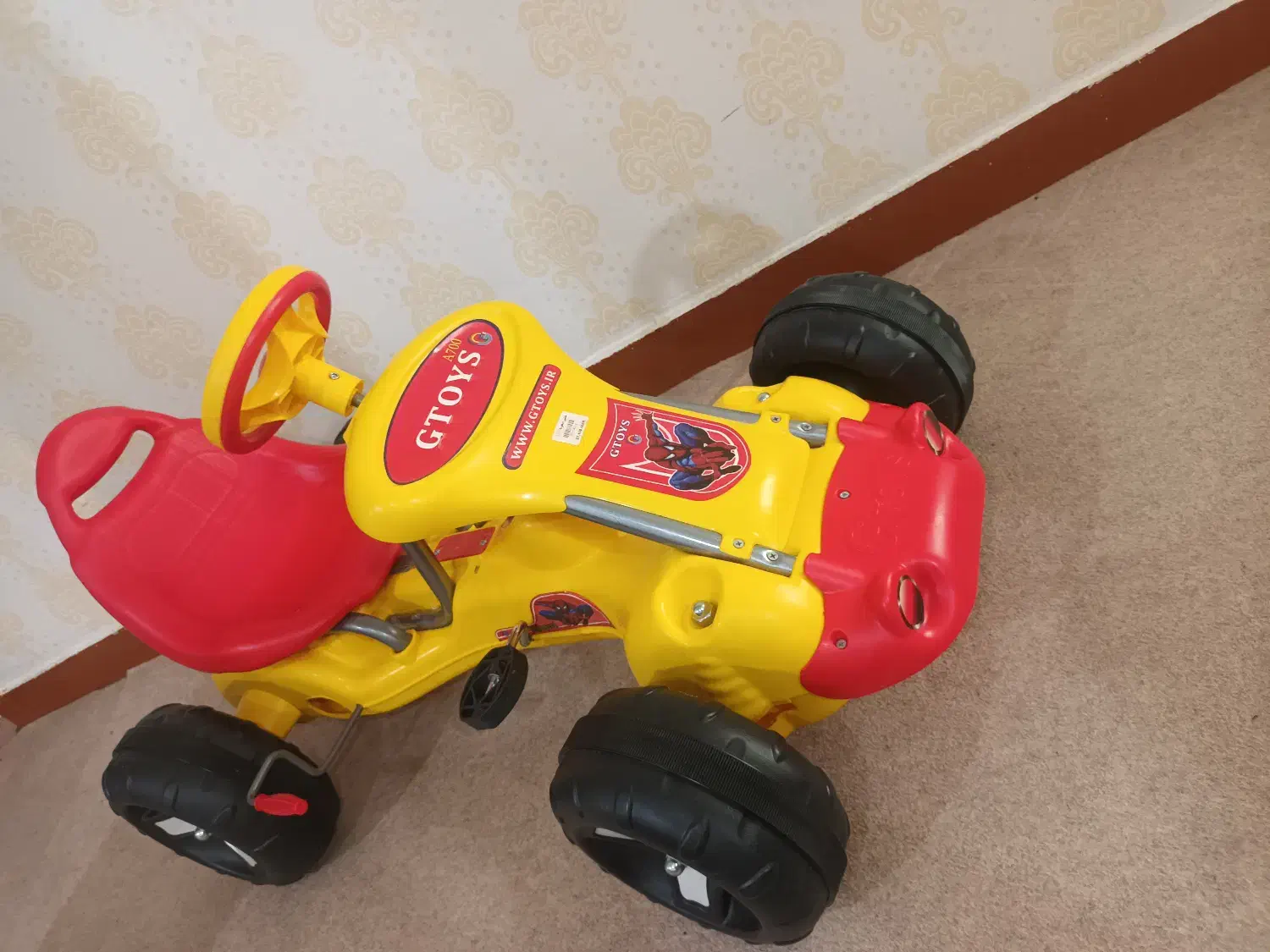 ماشین چهار چرخ رکاب دار|اسباببازی بچه|ایذه, |دیوار