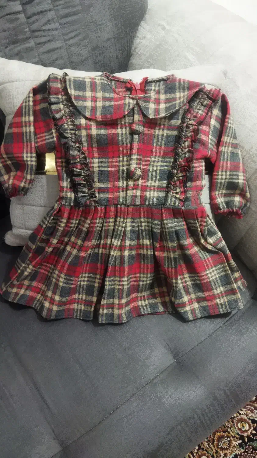 پیراهن دخترانه کشمیر|کفش و لباس بچه|تربت‌حیدریه, رضاشهر|دیوار