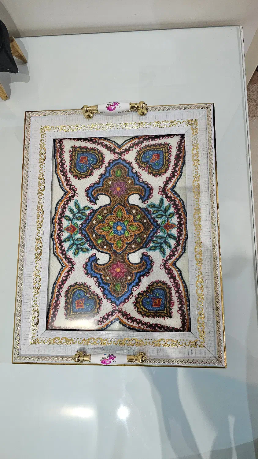 سینی پته|ظروف سرو و پذیرایی|سیرجان, |دیوار