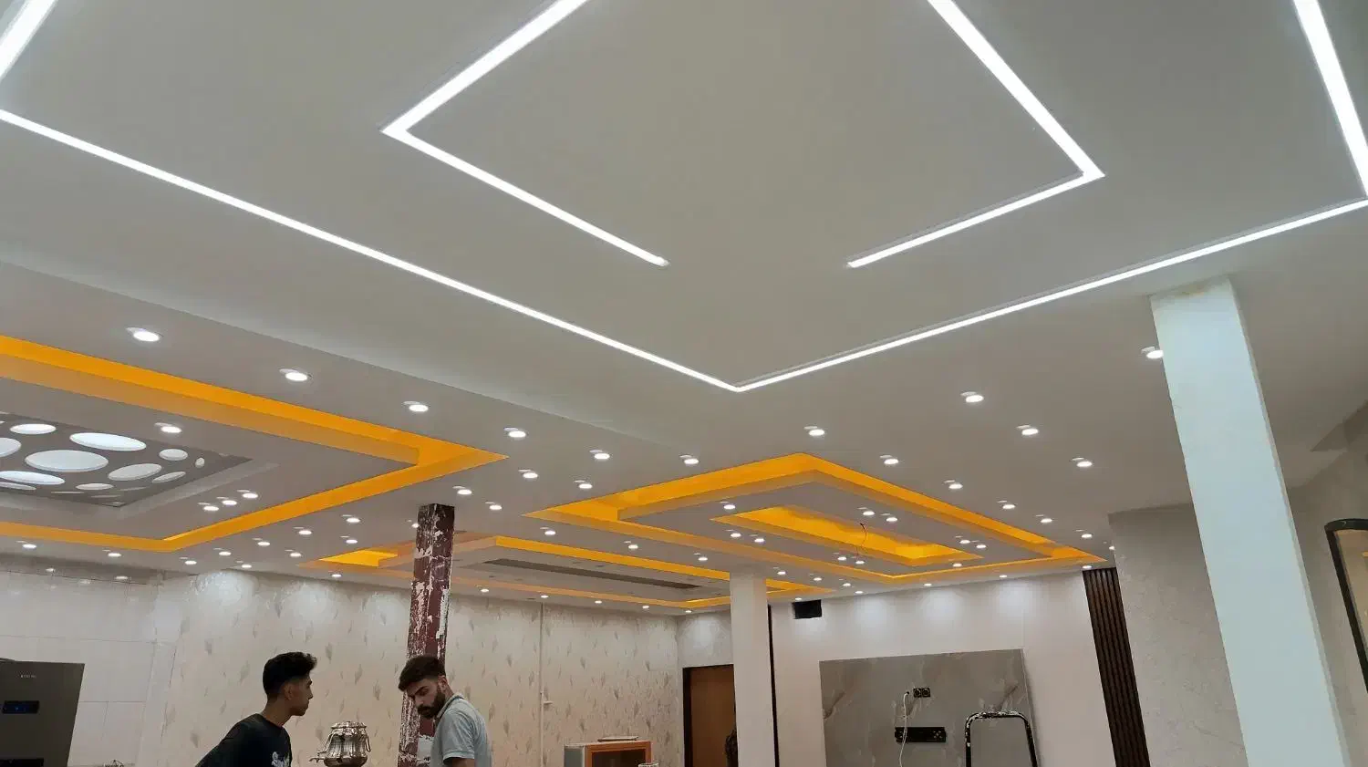 دکوراسیون داخلی(کناف.سقف کاذب.کاغذ دیواری|خدمات پیشه و مهارت|خمین, |دیوار