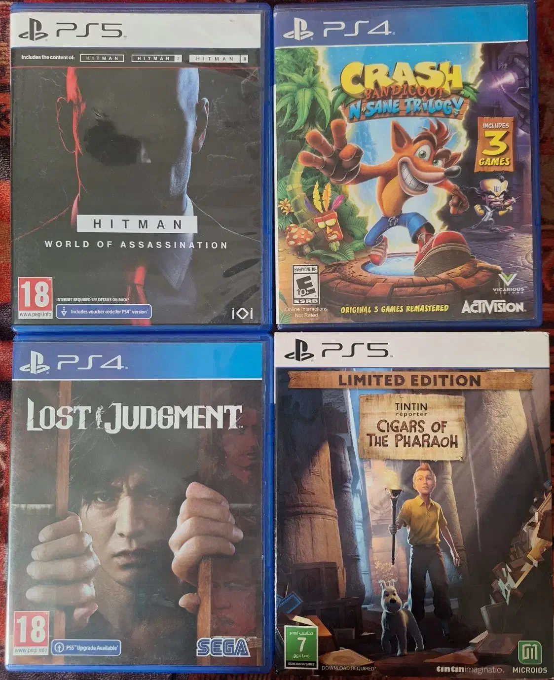 ۴ عدد بازی پلی استیشن ۴ و ۵|کنسول، بازی ویدئویی و آنلاین|تهران, شمشیری|دیوار